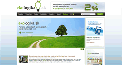 Desktop Screenshot of ekologika.sk