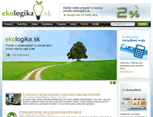 Tablet Screenshot of ekologika.sk