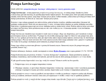 Tablet Screenshot of pompa-kawitacyjna.ekologika.com.pl