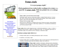 Tablet Screenshot of pompy-ciepla.ekologika.com.pl