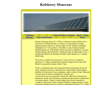 Tablet Screenshot of kolektory-sloneczne.ekologika.com.pl