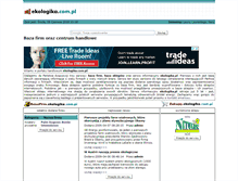 Tablet Screenshot of ekologika.com.pl